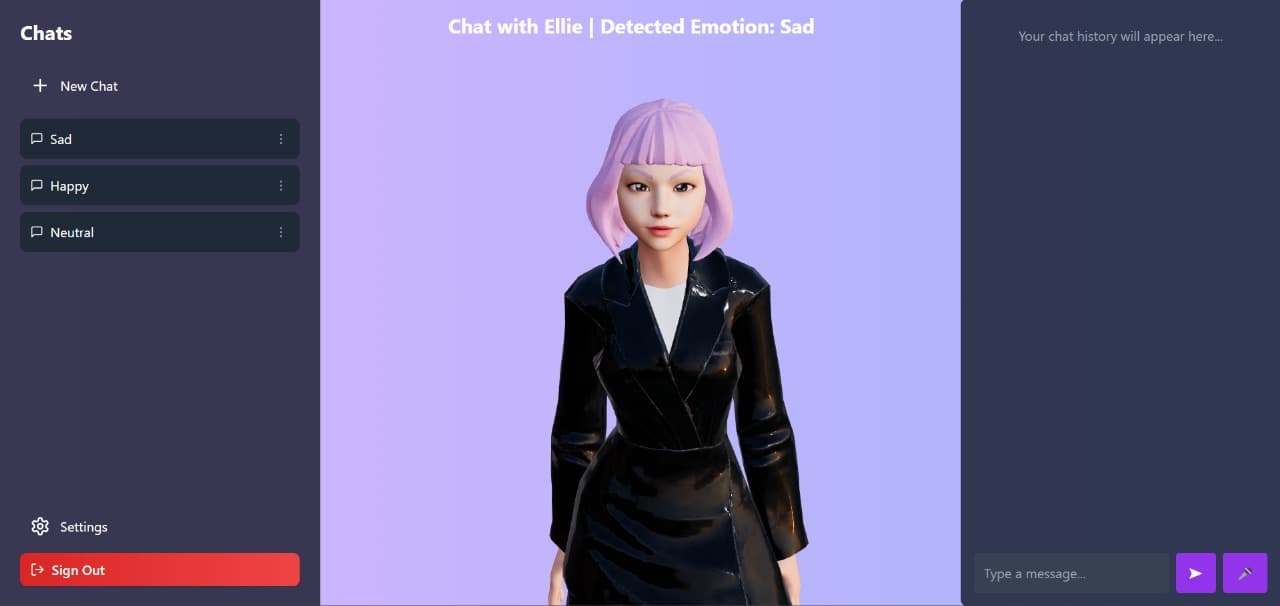 Ellie project screenshot